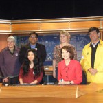 テレビ局にて！